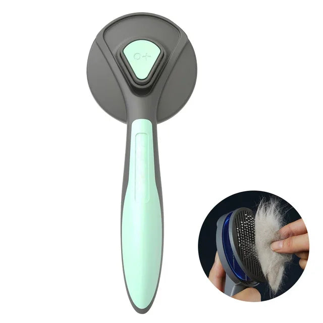 Cat Comb Brush Pet Hair Removes Comb for Cat Dog Pet Grooming Hair Cleaner Cleaning Pet Dog Cat Supplies Self Cleaning Cat Brush
